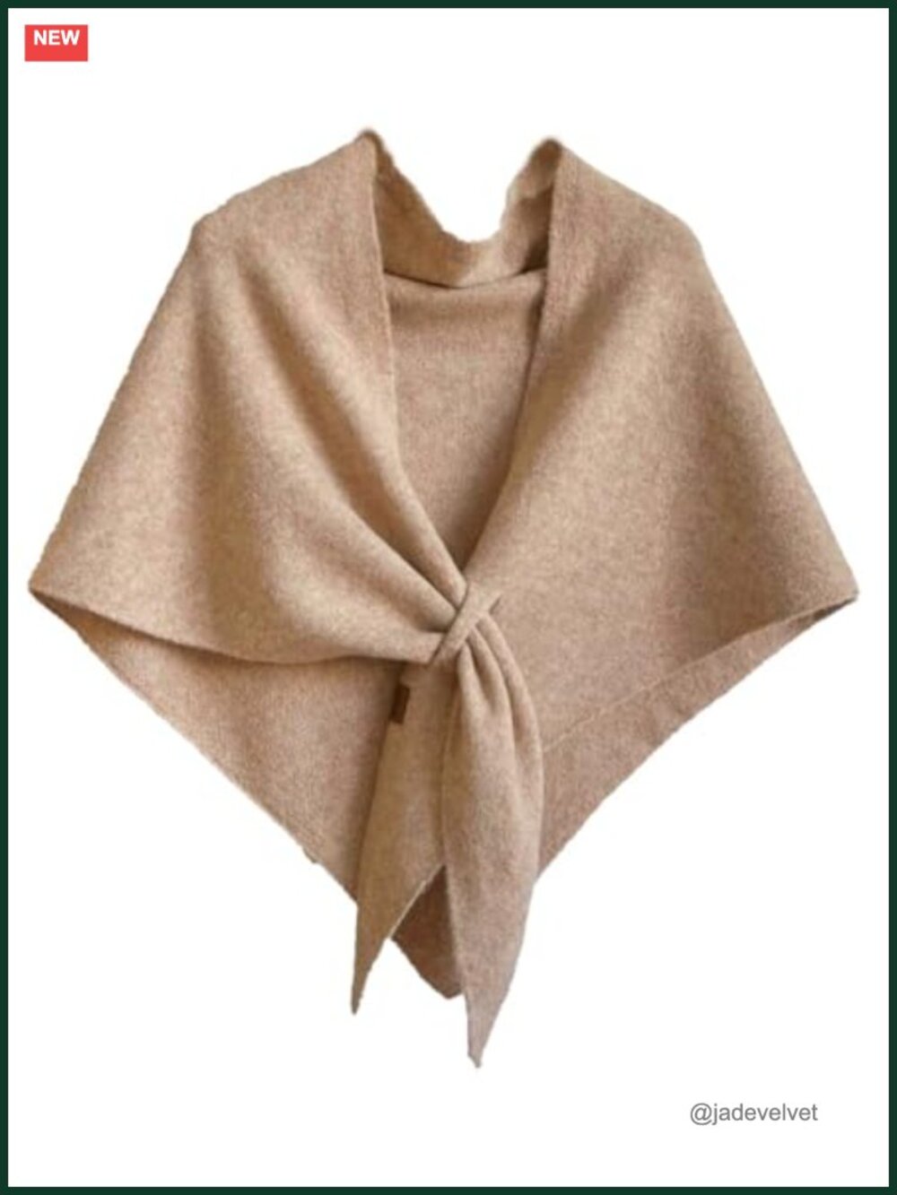Women Fleece Poncho Shawl Wrap Scarf Sweater Cape Soft Knit Winter